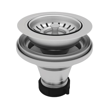 Newport Brass Large Basket Strainer Set in Stainless Steel (Pvd) 122-20